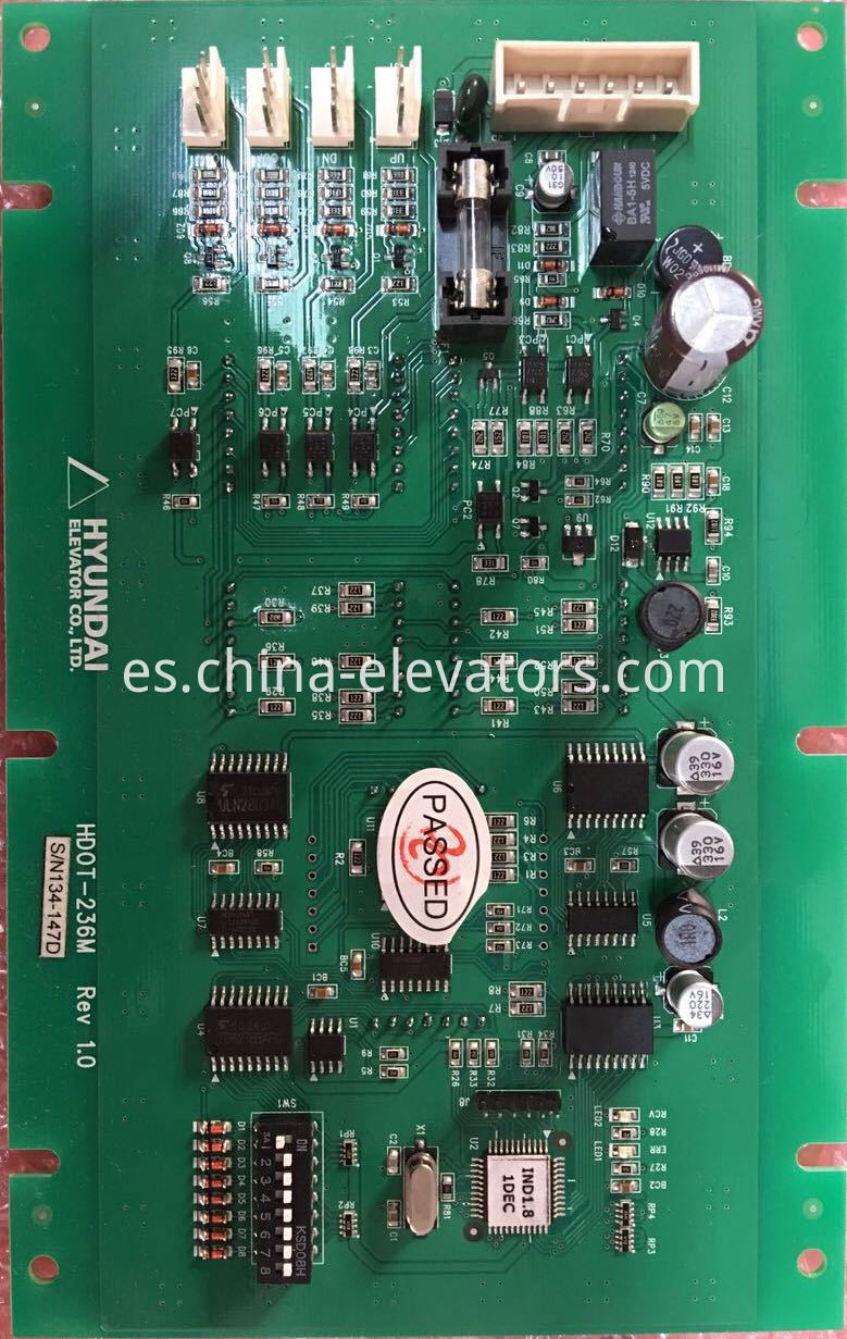 LOP Indicator HDOT-236M for Hyundai Elevator STVF-2S